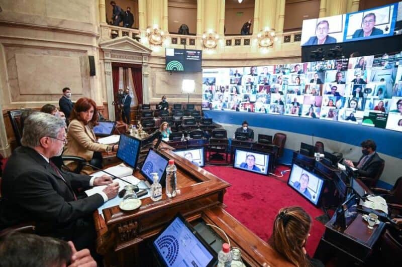El Senado volverá a las sesiones presenciales la semana que viene