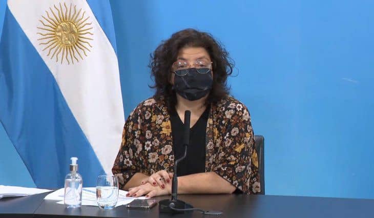 Vizzotti fue internada y será operada de urgencia por una apendicitis