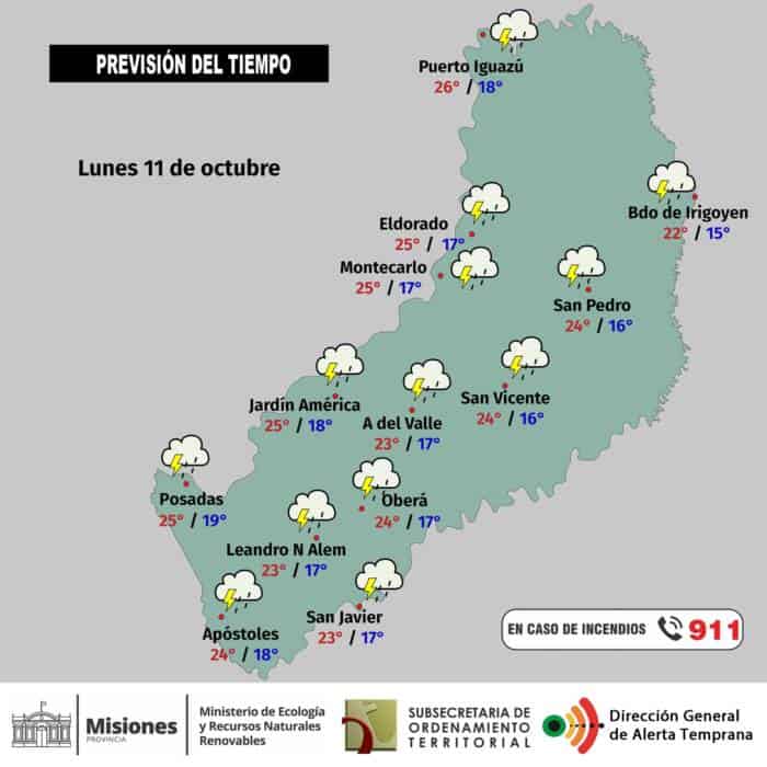 Tiempo en Misiones: lunes inestable y con máxima de 27° 1 2 - 245214687 1544372329234847 5264713161014685663 n - 1