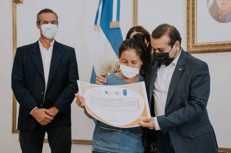 Herrera Ahuad participó de la entrega de certificados de programa de Naciones Unidas a proyectos ambientales misioneros