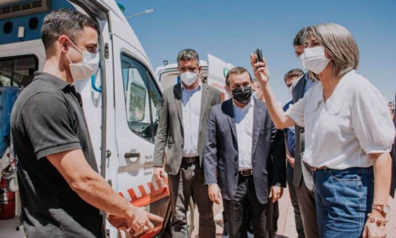 Entregaron cuatro ambulancias nuevas para reforzar la atención sanitaria en zonas fronterizas de Misiones