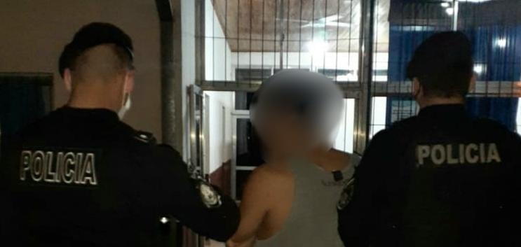 En Alem una mujer activó su botón antipánico y el agresor fue detenido