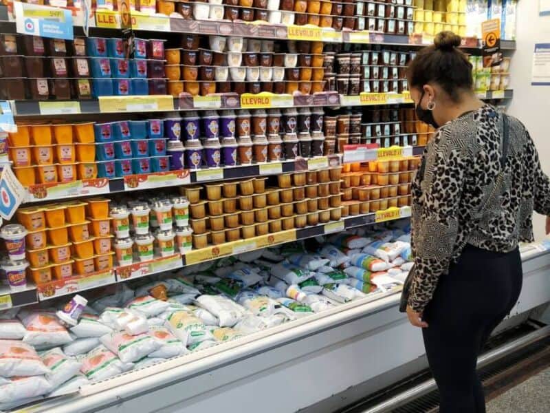 Alimentos subieron 0,6% en la primera semana de octubre