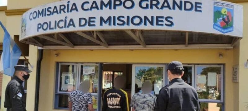 Detuvieron a tres jóvenes por robar a una mujer y agredir a un policía en Campo Grande