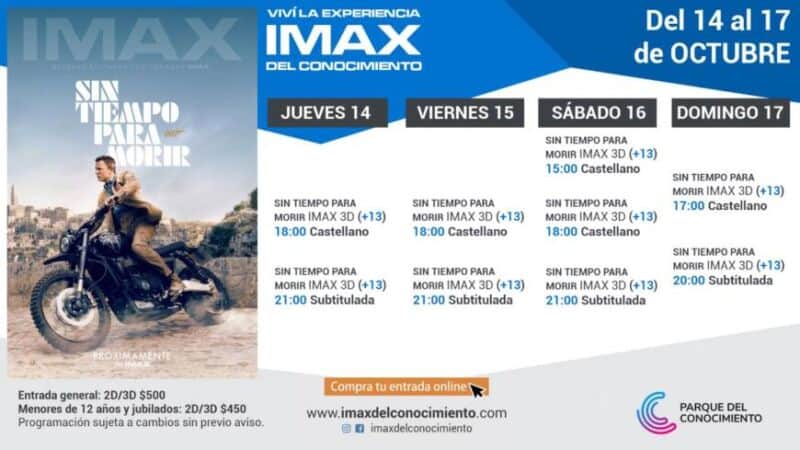 James Bond se despide del IMAX del Conocimiento a pura adrenalina 1 2 - cartelera imax 3 - 1
