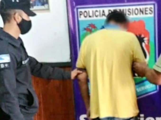 Detuvieron a un hombre que atacó y lesionó a su madre con un palo en San Javier