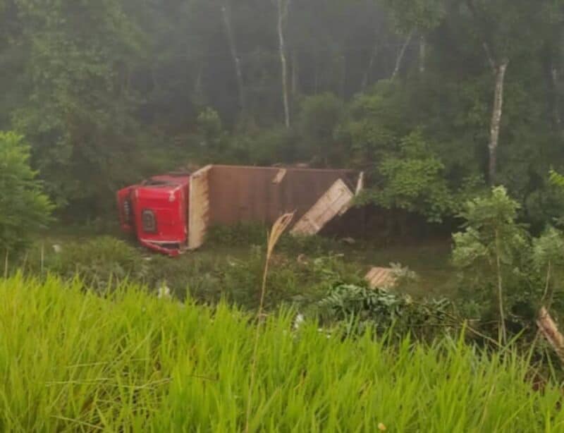 Accidente fatal en El Soberbio: camionero murió tras despistar sobre la ruta 13