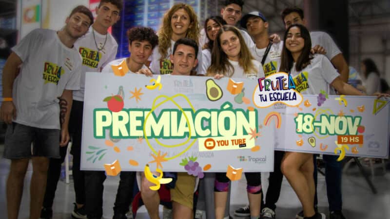 Estudiantes secundarios de Puerto Piray ganaron en el concurso “Fruteá Tu Escuela”