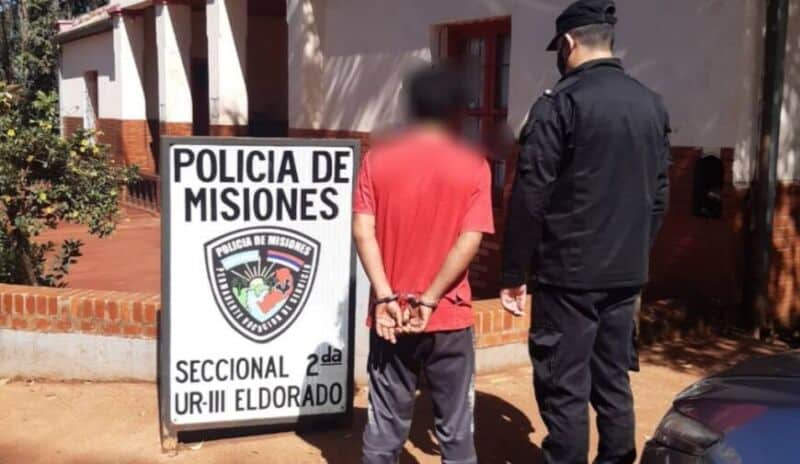 Hirió de un machetazo a un hombre para robarle la motocicleta y terminó preso en Eldorado