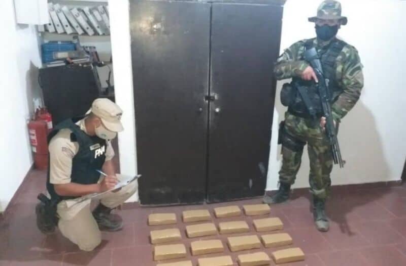 Misiones y Chaco: Prefectura incautó marihuana valuada en casi cuatro millones de pesos