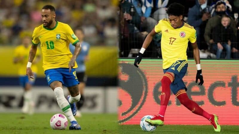 Desde las 21:30, Brasil recibe a Colombia con la misión de clasificarse a Qatar 2022