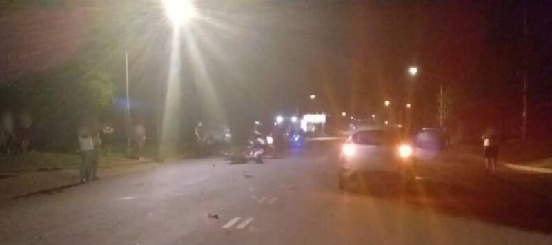 Joven motociclista falleció tras chocar con un auto en Posadas
