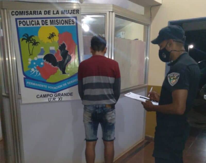 Campo Grande: detuvieron a un joven de 25 años por violencia familiar