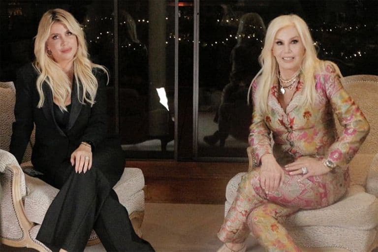 Wanda Nara rompió el silencio con Susana Giménez y habló de la crisis con Mauro Icardi