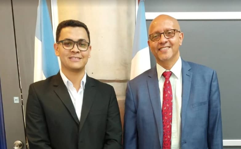 Joven misionero se reunió con el coordinador residente de la ONU para Argentina