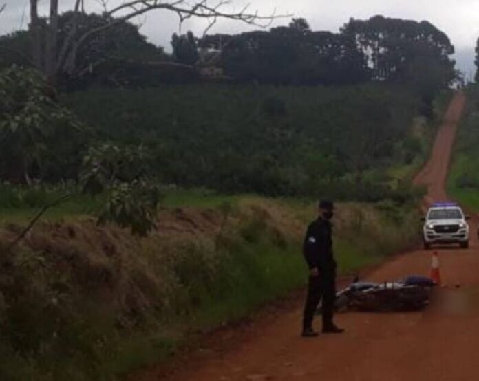 Un hombre murió tras despistar con su motocicleta en Panambí