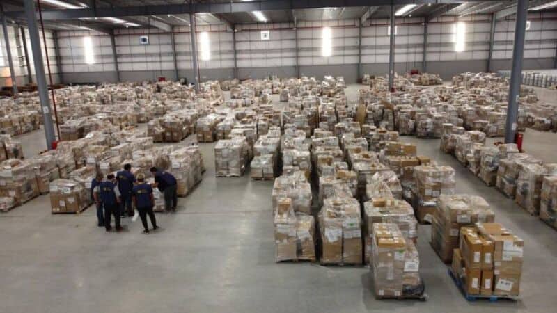 Ya se distribuyen más de 100 mil urnas en todo el país