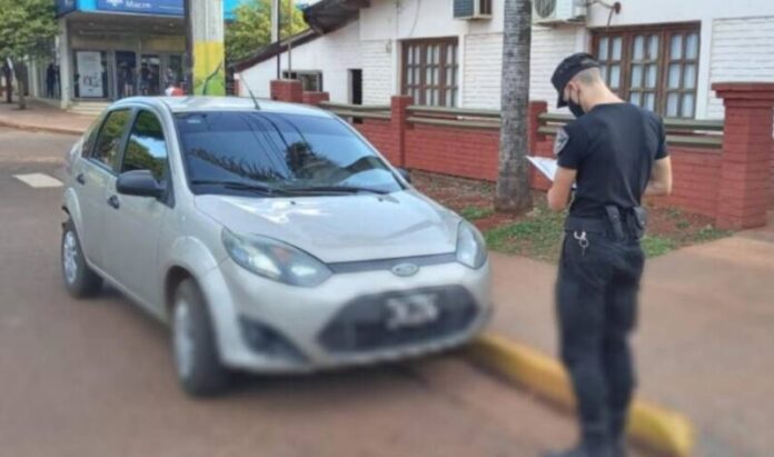 Secuestraron un automóvil robado cuando iba a ser transferido en San Vicente