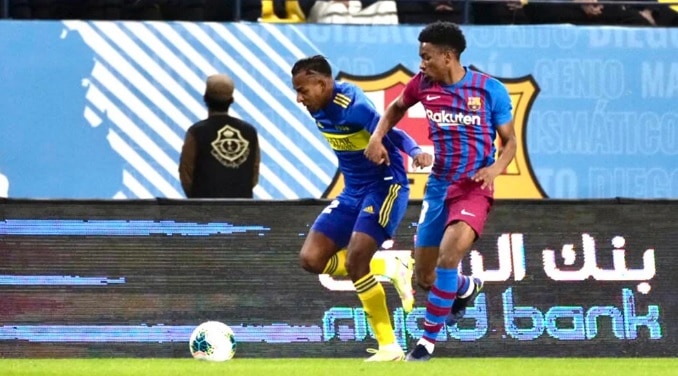 Boca superó por penales 4-2 a Barcelona en Arabia Saudita y se quedó con la Maradona Cup