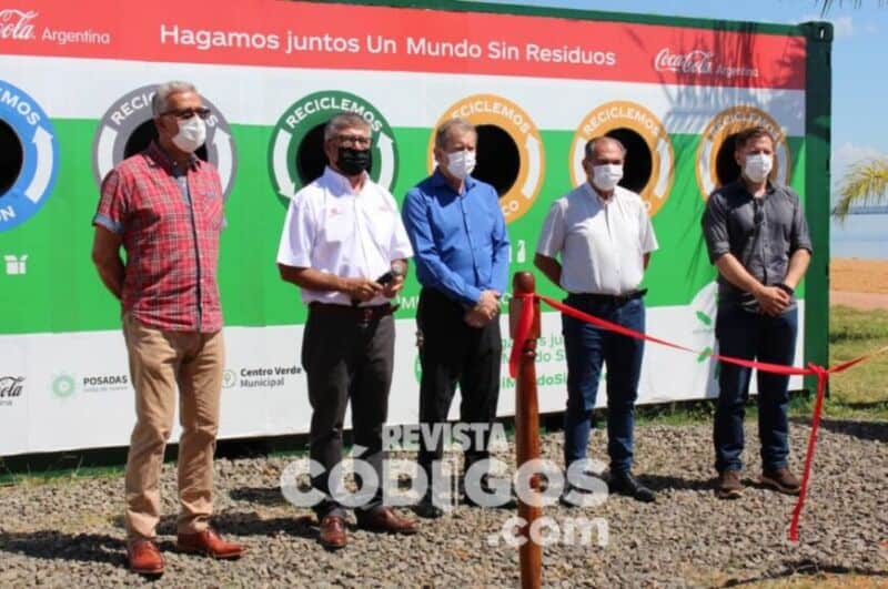 Inauguraron un nuevo Ecopunto en la playa Costa Sur de Posadas