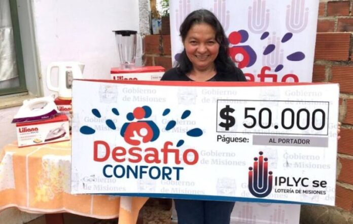 Vecina de Garupá es la nueva ganadora de "Desafío Confort"