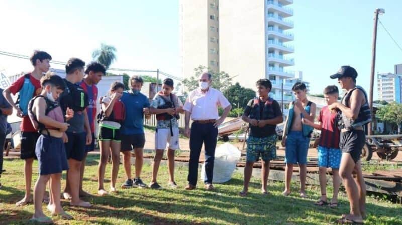 Lanzaron "Río Inclusivo", la iniciativa impulsada por Posadas para incentivar la práctica deportiva acuática