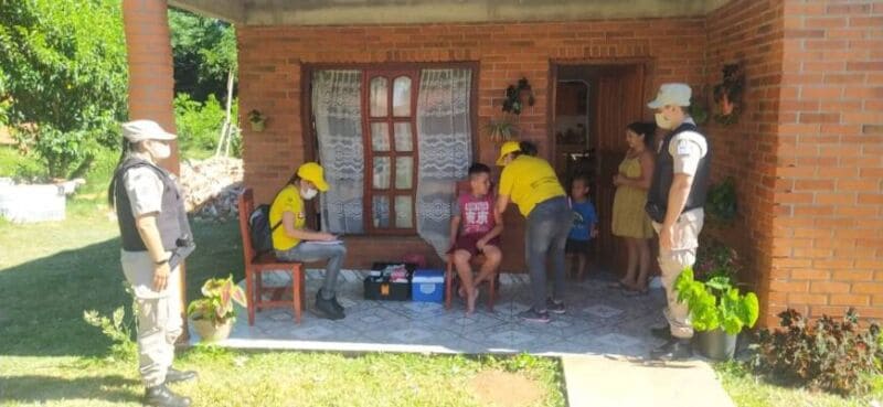 Plan “Toco tu puerta”: desarrollan operativos de vacunación en toda la provincia