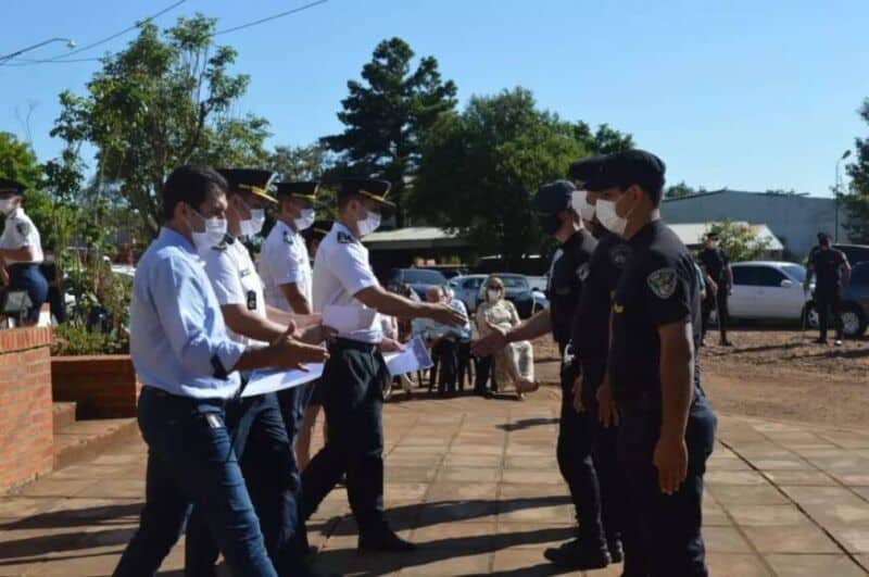 En distintas localidades se concretaron actos de ascenso de la Policía de Misiones