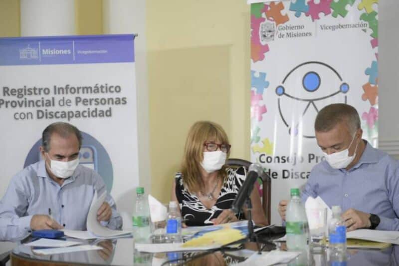 Misiones trabajará en el Registro Provincial Informático de personas con discapacidad