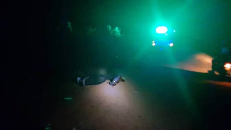 Motociclista falleció tras despistar en Colonia Gisela