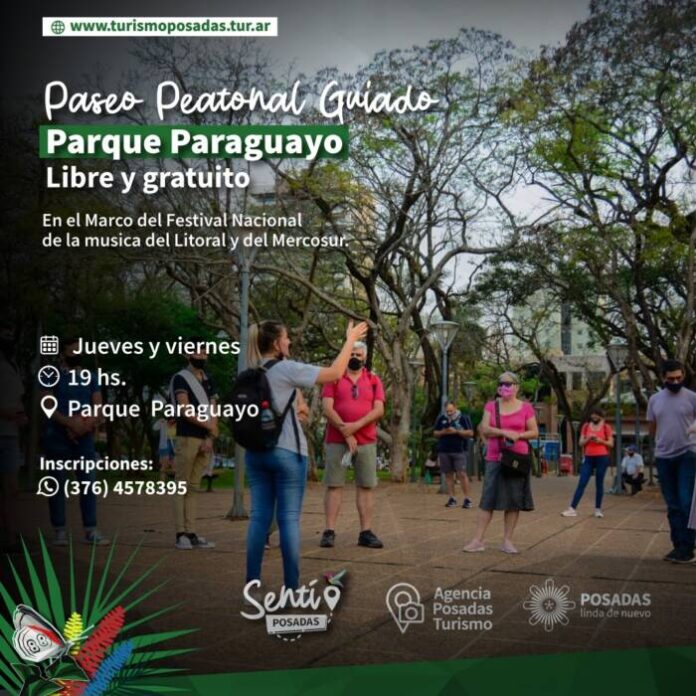 La Agencia Posadas Turismo ofrecerá recorridos guiados por el Parque Paraguayo