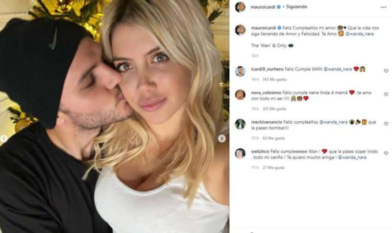 “The Wan and only”: el mensaje de Mauro Icardi para Wanda Nara por su cumpleaños, tras la crisis de pareja
