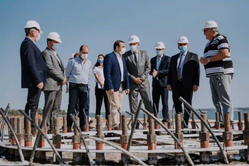 Herrera recibió a una comitiva de Nación encabezada por Manzur para recorrer obras en Posadas