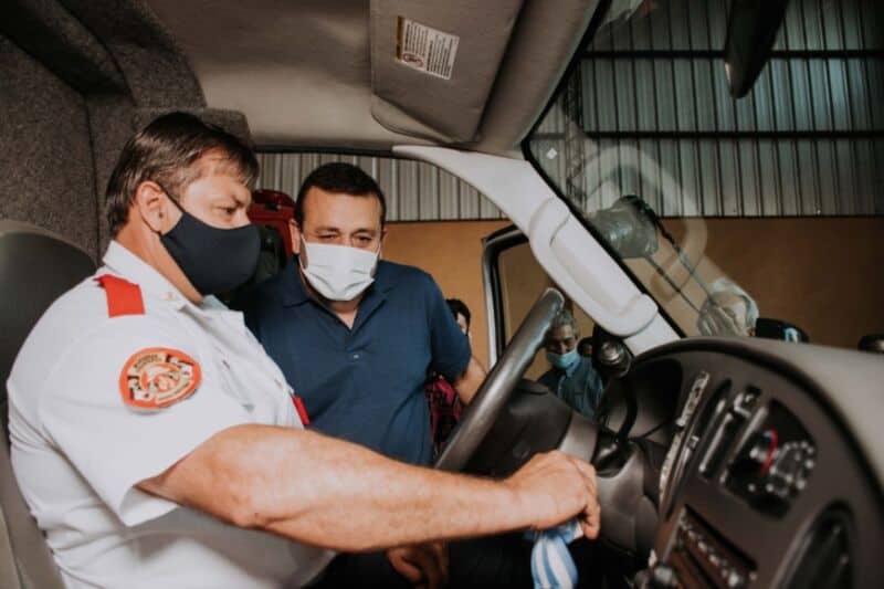Bomberos voluntarios de Oberá recibieron una nueva ambulancia de alta complejidad 7 14 - 9 Entrega de Unidad de Rescate Bomberos %E2%80%93 Obera - 13