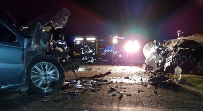 Tragedia en Córdoba: murió una familia completa en un choque frontal sobre la ruta nacional 35