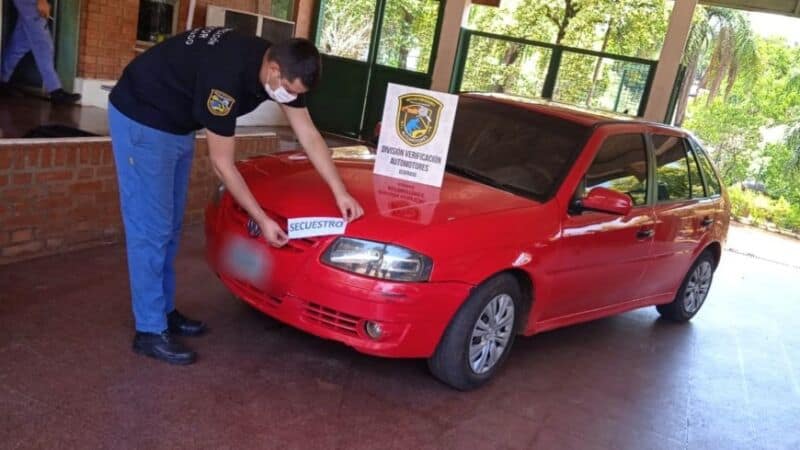 Secuestraron un Gol Power en Eldorado con el chasis y el motor adulterado