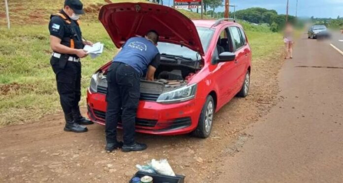 Incautron un automóvil en Aristóbulo del Valle con pedido de secuestro por robo