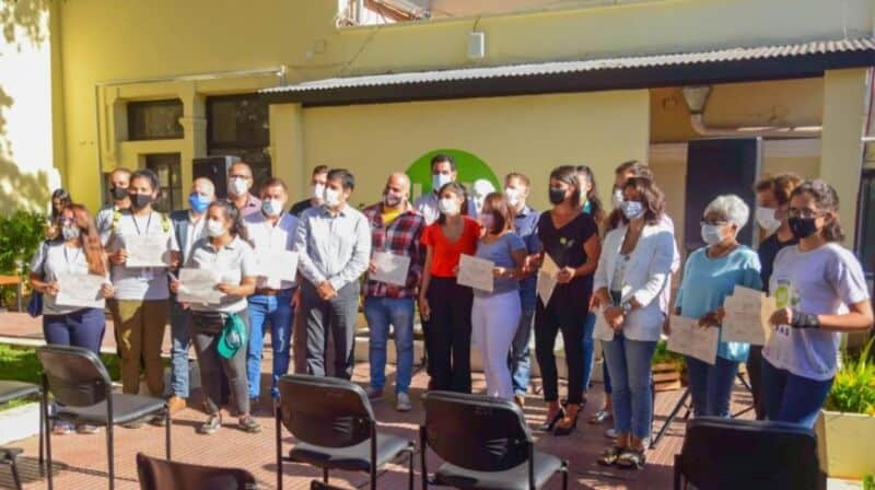 Responsables y voluntarios ambientales recibieron certificados por sus gestiones sustentables en Posadas
