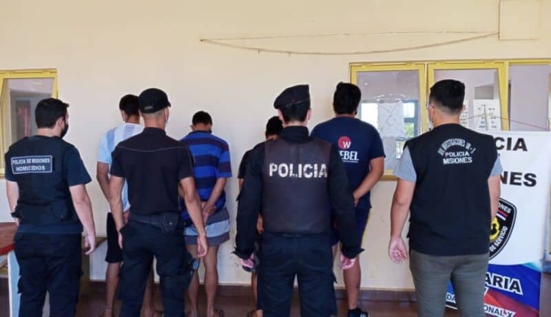 Homicidio en el barrio Los Paraísos de Posadas: cuatro detenidos y un menor demorado
