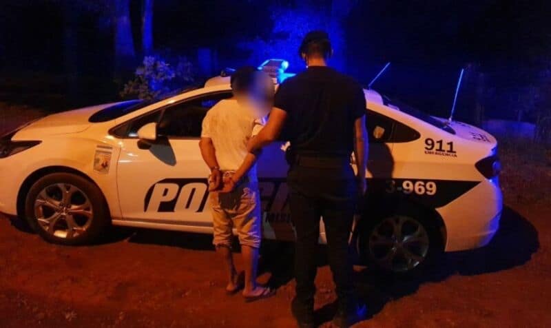 Oberá: lo detuvieron por agredir a su pareja y provocar daños en la vivienda