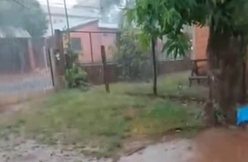 Llegó la anhelada lluvia a Puerto Iguazú, Jardín América, Gobernador Roca y otras localidades de Misiones