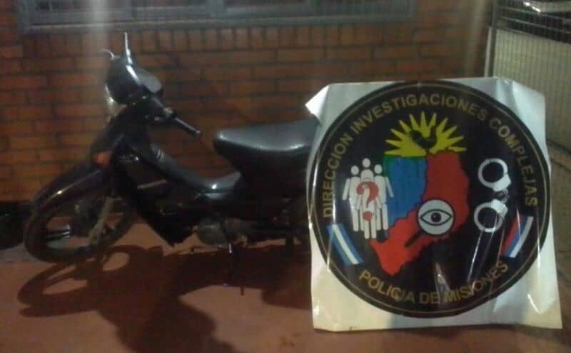 Recuperaron una motocicleta mediante “ciber patrullaje” en Posadas