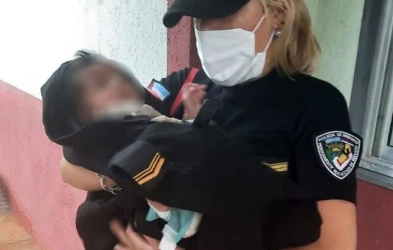 Resguardaron a un menor abandonado en la vía pública en Wanda