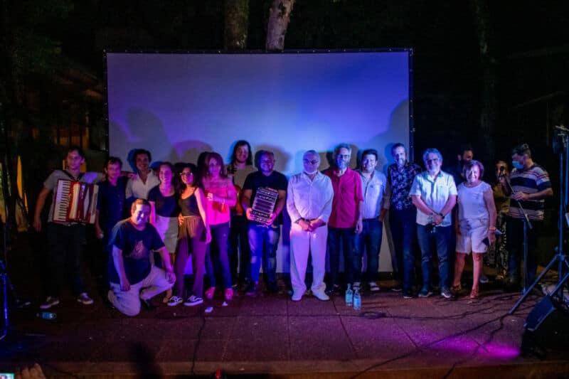 En su despedida de Misiones, Raúl Barboza brindó una charla en el Parque Temático de la Cruz