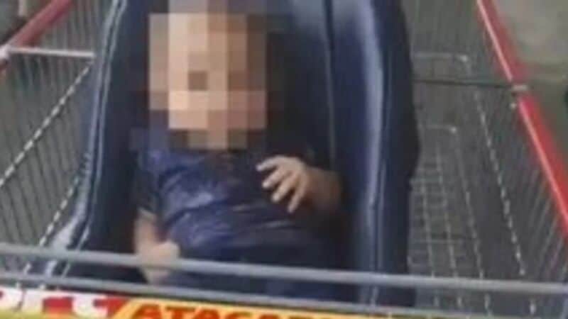 Brasil: hicieron las compras en un supermercado y se fueron sin su bebé
