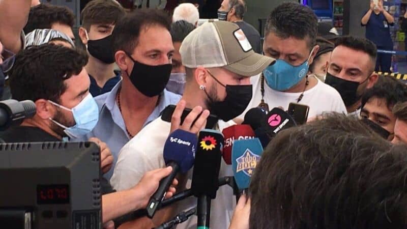 Benedetto ya está en Argentina: 