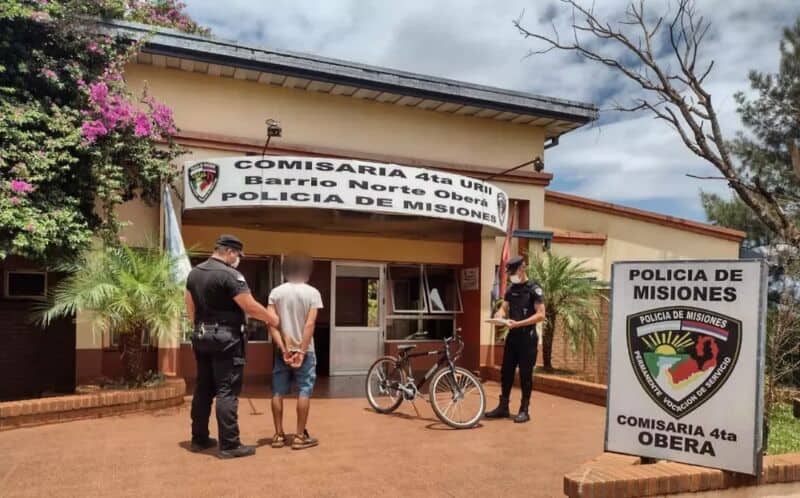 Detuvieron a un hombre en Oberá que le habría robado la bicicleta a una niña