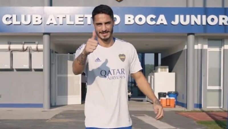 Nicolás Figal fue presentado en Boca