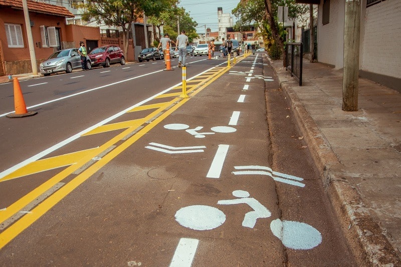La calle Salta de Posadas se suma a la red de ciclovías 1 2 - ciclovias - 1