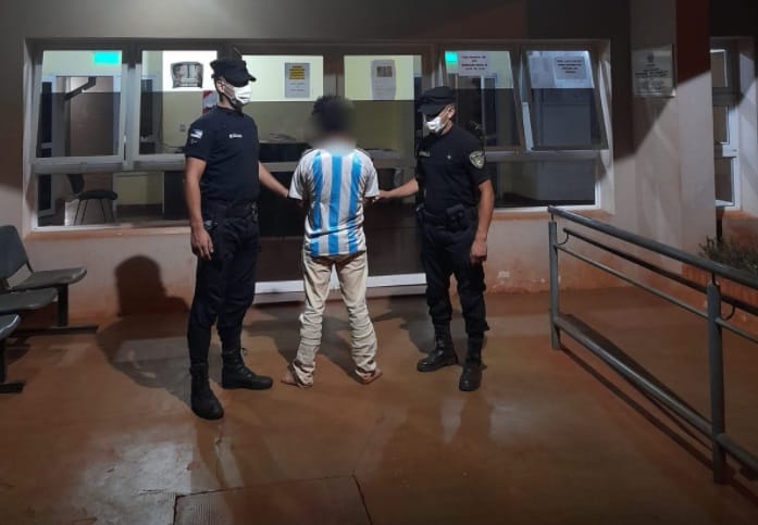 En Oberá un hombre intentó agredir a su pareja y fue detenido